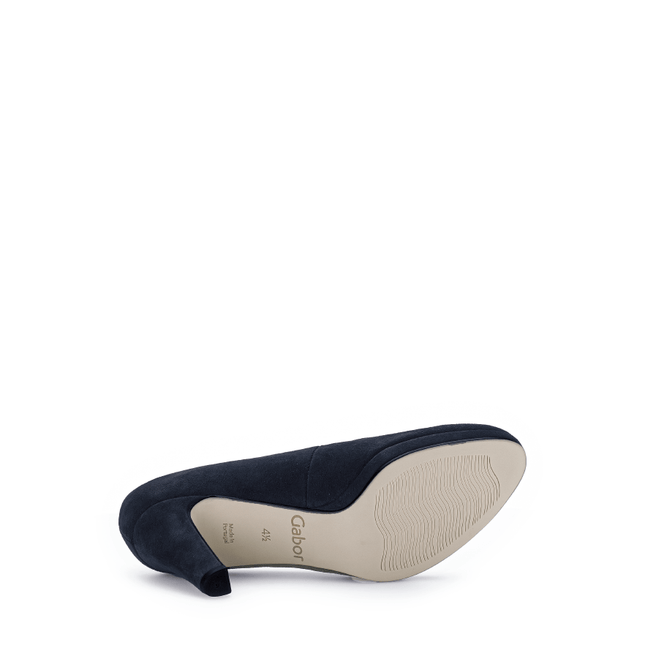 Gabor 01.270.46 Splendid Navy Suede Platform Heel