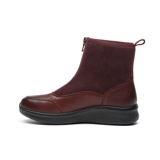 G Comfort P-817RK Burgundy Wide Fit Boot Waterproof