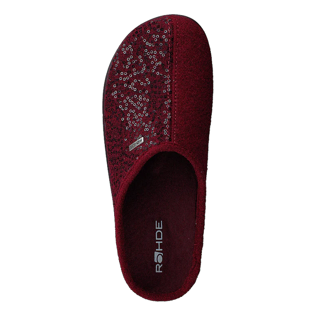 Rohde 6550 48 Wine Red Slippers