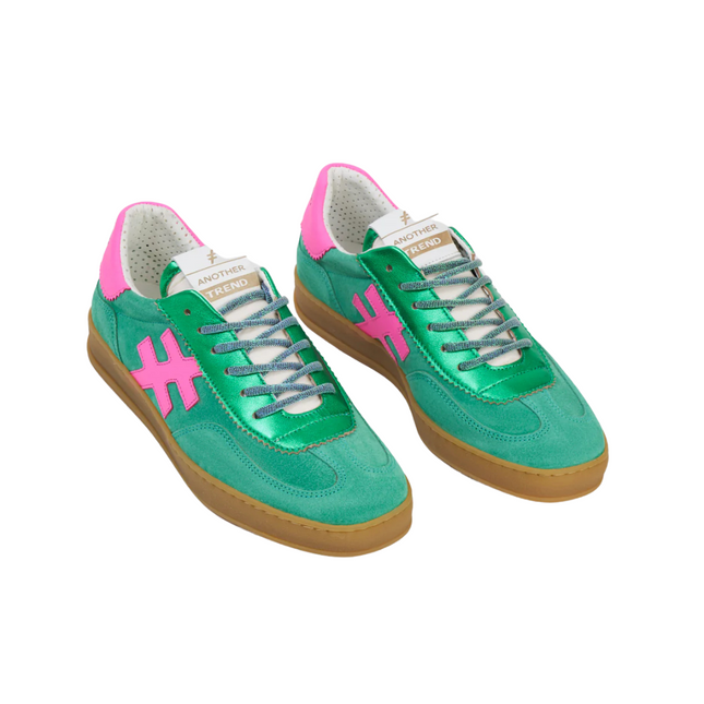 Another Trend Iconic Baby Silk Mint Ladies Comfort Trainers