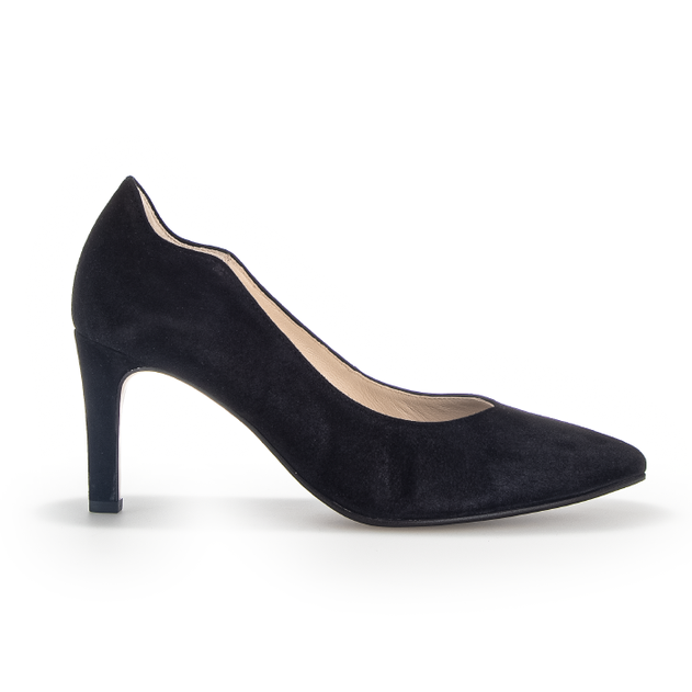 Gabor 71.381.17 Degree Black Suede Heel