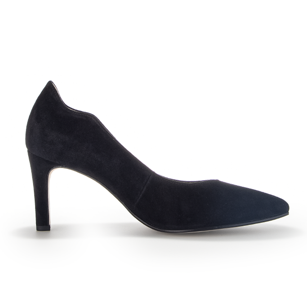 Gabor 71.381.17 Degree Black Suede Heel