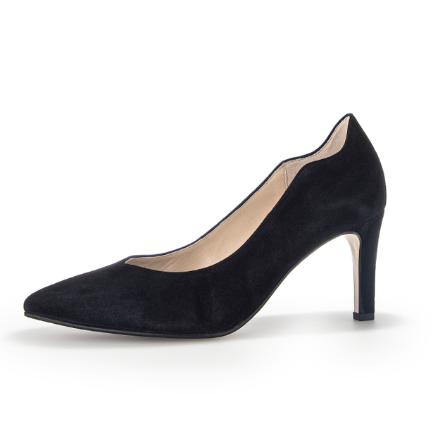 Gabor 71.381.17 Degree Black Suede Heel