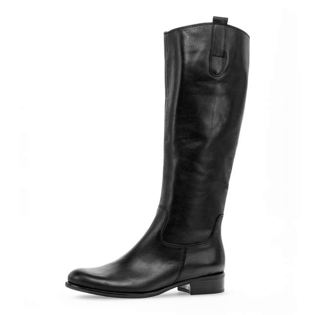 Gabor 71.649.27 Brook M Black Leather Long Leg Boot