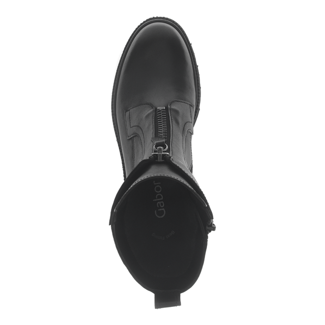 Gabor 71.854.20 Magic Black Leather Biker Style Boot
