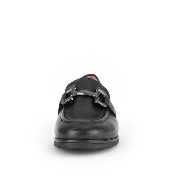 Gabor 72.422.37 Dupri Black Leather Loafer