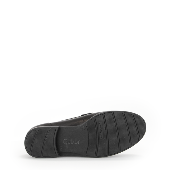 Gabor 72.422.37 Dupri Black Leather Loafer