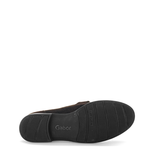 Gabor 72.422.41 Dupri Chocolate Brown Suede Loafer