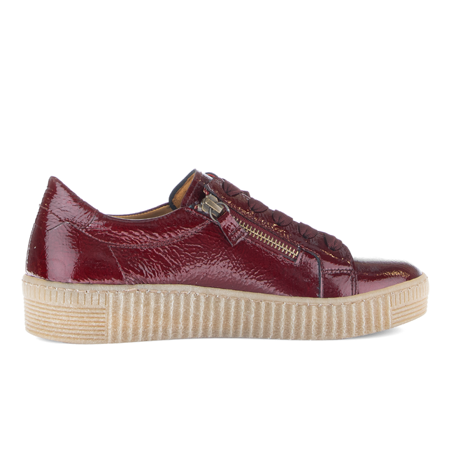 Gabor 73.334.95 Wisdom Burgundy Patent Trainer