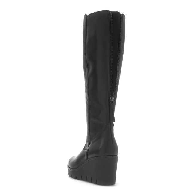 Gabor 74.789.27 Upland Black Leather Long Leg Boot