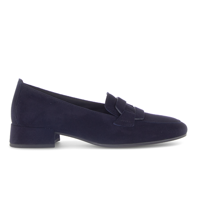 Gabor 75.261.16 Great Navy Suede Loafer
