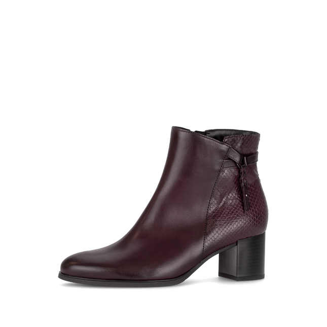 Gabor 75.692.25 Bonn Burgundy Red Leather Ankle Boot