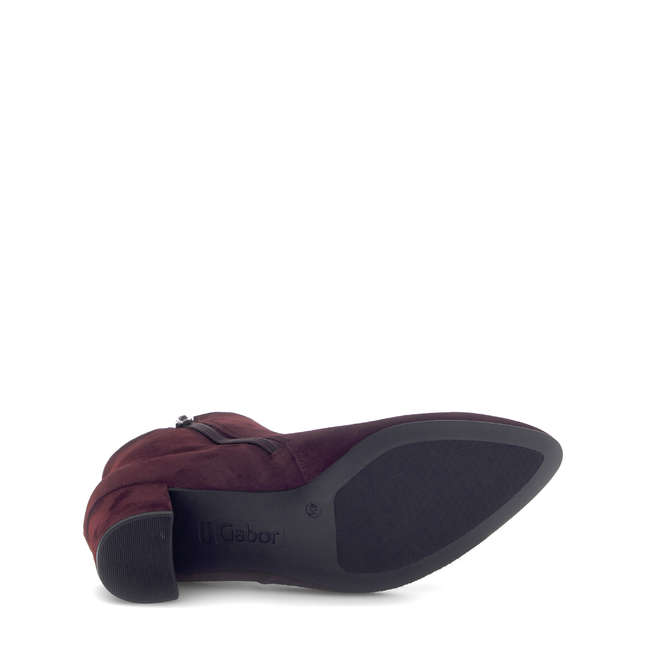 Gabor 75.701.15 Dial Mulberry Suede Ankle Boot