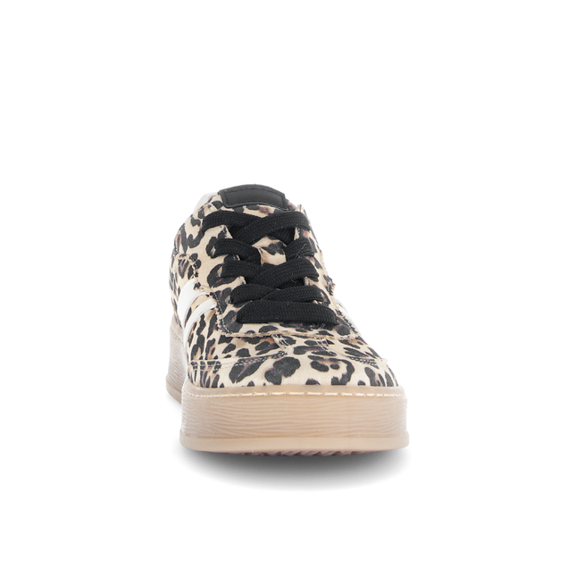 Gabor Women’s 76.475.90 Beige Print Trainer – Lace-Up Comfort Sneaker with Printed Panels