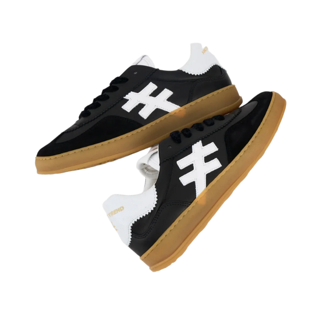 Another Trend Iconic Multi Black Ladies Comfort Trainers