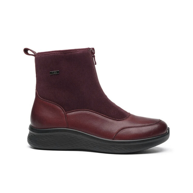G Comfort P-817RK Burgundy Wide Fit Boot Waterproof