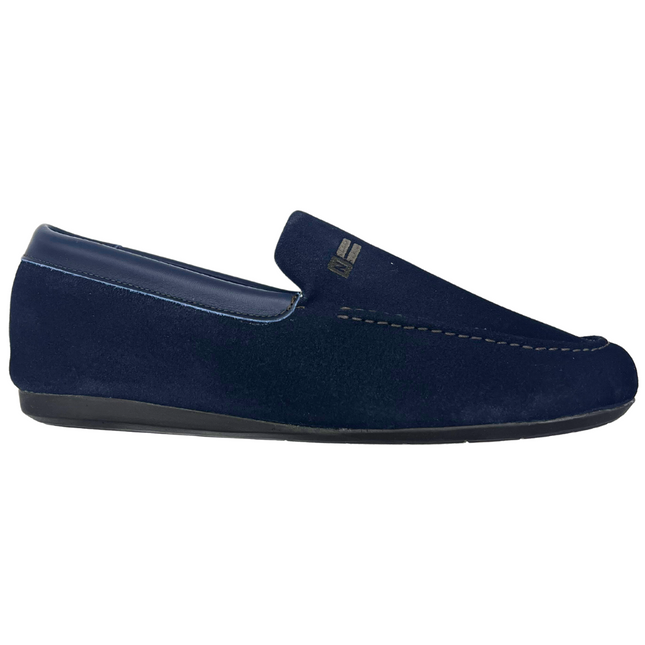 Nordikas 1390 - Navy Suede Mens Slippers