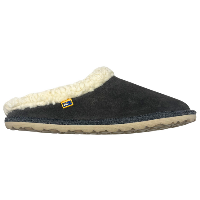 Nordikas 2087 - Grey Suede Ladies Slippers