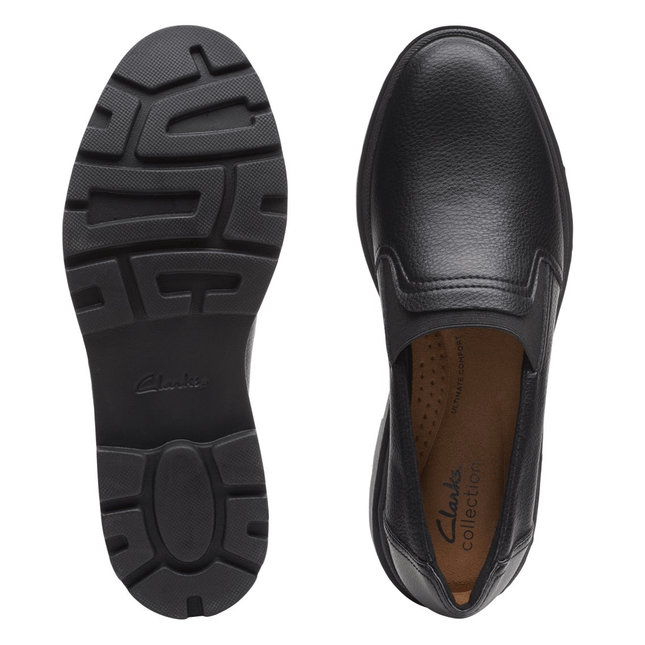 Clarks Calla Rae Black Leather