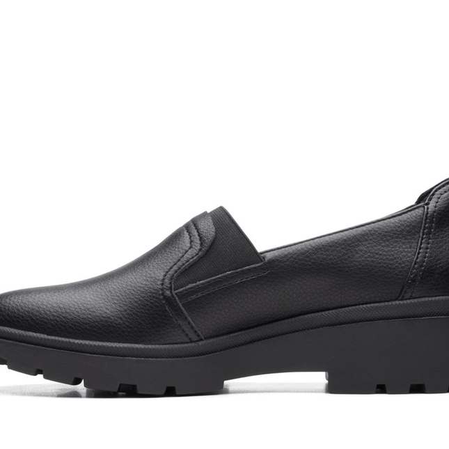 Clarks Calla Rae Black Leather