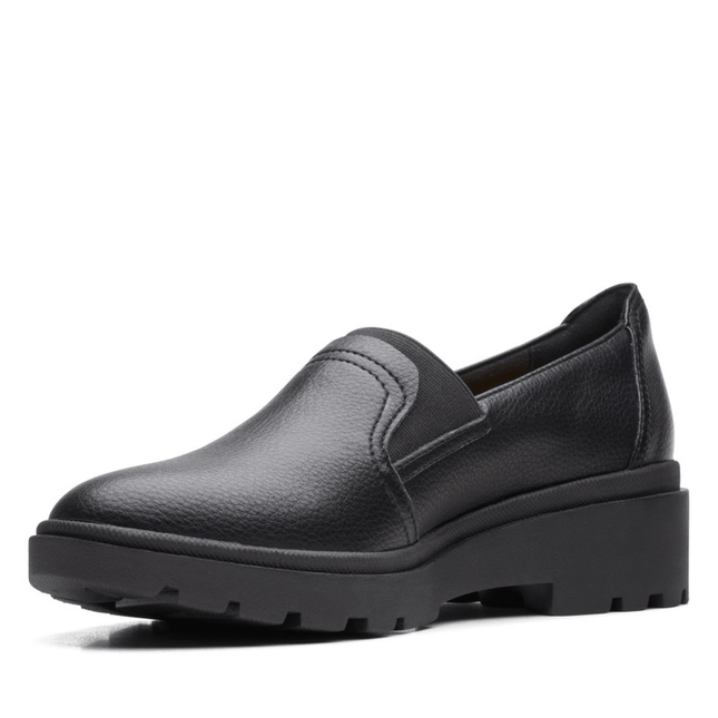Clarks Calla Rae Black Leather
