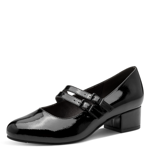 Jana 8-24366-45 018 BLACK PATENT