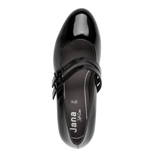Jana 8-24366-45 018 BLACK PATENT